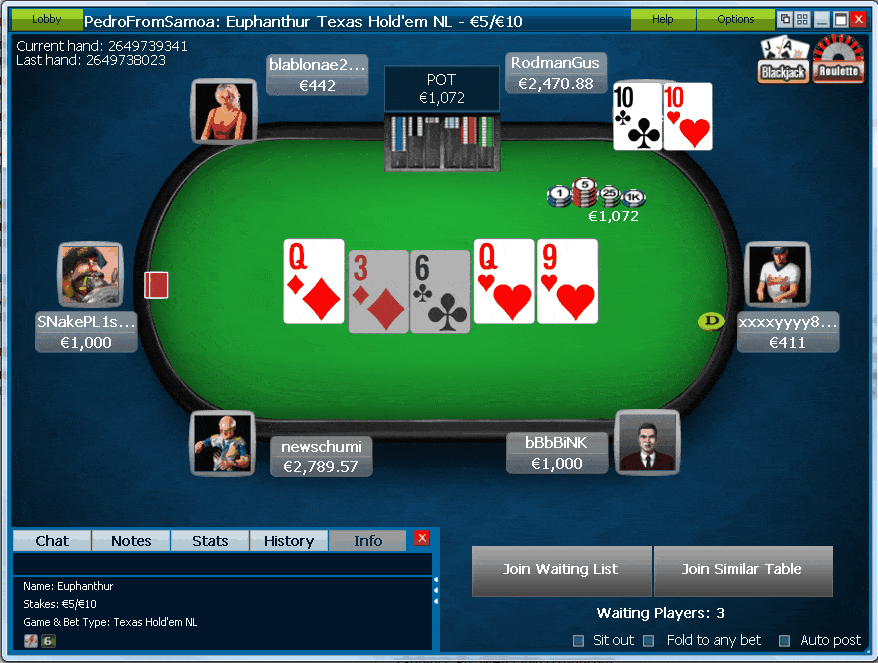 poker online